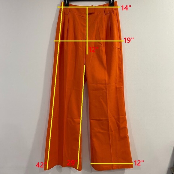 Commense Women's Linen Casual High Waist Wide Leg Straight Dress‎ Cotton Linen S - Picture 7 of 7